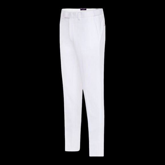 MARK OF DISTINCTION WHITE EURO SLIM FIT PANT. SIZE 36-37L. - Picture 2 of 10